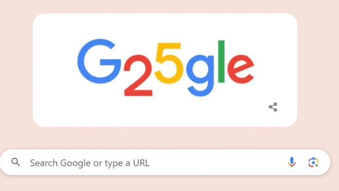 Google 25th Anniversary